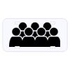 Personalized 3 X 6 Heavy Duty Acrylic / Plastic License Plate Thumbnail