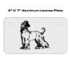 4 X 7 Aluminum License Plate  Thumbnail