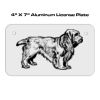 4 X 7 Aluminum License Plate  Thumbnail