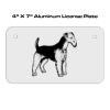 4 X 7 Aluminum License Plate  Thumbnail