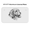 4 X 7 Aluminum License Plate  Thumbnail
