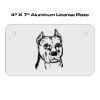 4 X 7 Aluminum License Plate  Thumbnail