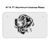 4 X 7 Aluminum License Plate  Thumbnail