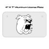 4 X 7 Aluminum License Plate  Thumbnail