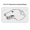 4 X 7 Aluminum License Plate  Thumbnail