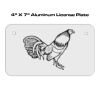 4 X 7 Aluminum License Plate  Thumbnail