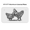 4 X 7 Aluminum License Plate  Thumbnail