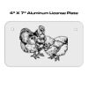 4 X 7 Aluminum License Plate  Thumbnail