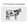 4 X 7 Aluminum License Plate  Thumbnail