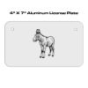 4 X 7 Aluminum License Plate  Thumbnail