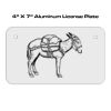 4 X 7 Aluminum License Plate  Thumbnail