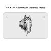 4 X 7 Aluminum License Plate  Thumbnail