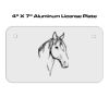 4 X 7 Aluminum License Plate  Thumbnail