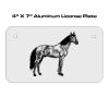 4 X 7 Aluminum License Plate  Thumbnail