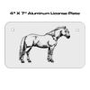 4 X 7 Aluminum License Plate  Thumbnail