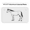 4 X 7 Aluminum License Plate  Thumbnail