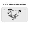 4 X 7 Aluminum License Plate  Thumbnail