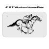 4 X 7 Aluminum License Plate  Thumbnail
