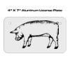 4 X 7 Aluminum License Plate  Thumbnail