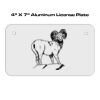 4 X 7 Aluminum License Plate  Thumbnail