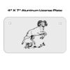 4 X 7 Aluminum License Plate  Thumbnail