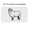 4 X 7 Aluminum License Plate 4 X 7 Aluminum License Plate Thumbnail