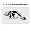 4 X 7 Aluminum License Plate  Thumbnail