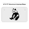 4 X 7 Aluminum License Plate  Thumbnail