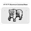 4 X 7 Aluminum License Plate  Thumbnail