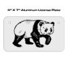 4 X 7 Aluminum License Plate  Thumbnail