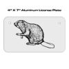 4 X 7 Aluminum License Plate  Thumbnail