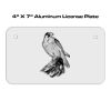 4 X 7 Aluminum License Plate  Thumbnail