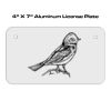 4 X 7 Aluminum License Plate  Thumbnail