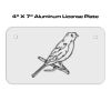 4 X 7 Aluminum License Plate  Thumbnail