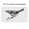 4 X 7 Aluminum License Plate  Thumbnail