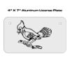 4 X 7 Aluminum License Plate  Thumbnail