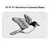 4 X 7 Aluminum License Plate  Thumbnail