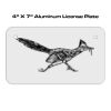 4 X 7 Aluminum License Plate  Thumbnail