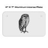 4 X 7 Aluminum License Plate  Thumbnail