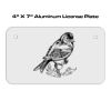 4 X 7 Aluminum License Plate  Thumbnail
