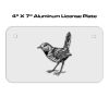 4 X 7 Aluminum License Plate  Thumbnail