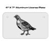 4 X 7 Aluminum License Plate  Thumbnail
