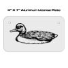 4 X 7 Aluminum License Plate  Thumbnail