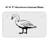 4 X 7 Aluminum License Plate  Thumbnail