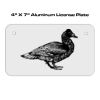 4 X 7 Aluminum License Plate  Thumbnail