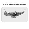 4 X 7 Aluminum License Plate  Thumbnail