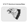 4 X 7 Aluminum License Plate  Thumbnail
