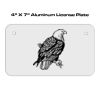 4 X 7 Aluminum License Plate  Thumbnail