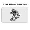 4 X 7 Aluminum License Plate  Thumbnail