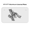4 X 7 Aluminum License Plate  Thumbnail